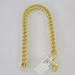 10k Franco Bracelet 8mm 8" Inch Yellow Gold Men Women Link Real 10kt
