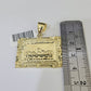 10K Gold Franco Chain Last Supper Charm Length 18-26 inches 3mm REAL Yellow