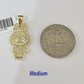 10k Cartoon Monster Charm Pendant Men Women 10kt Real Yellow Gold