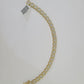 10K Yellow Gold Diamond Bracelet Women Ladies 7" REAL Genuine Gold