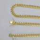 10k Miami Cuban Link Chain Yellow Gold 7mm Necklace 20-28 Inches Real