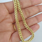 10k Franco Bracelet 4mm 8" Inch Yellow Gold Men Women Link Real 10kt
