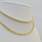 REAL 10k Gold Byzantine Chain Necklace Lobster Clasp 3mm 20" 22" 24" 26" 28" 30"