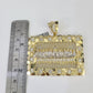 Real 10k Last Supper Pendant Charm Yellow Gold Genuine Mens Womens