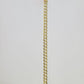 14K Real Solid Cuban Curb Bracelet 8mm Link 9" inch Genuine Yellow Gold