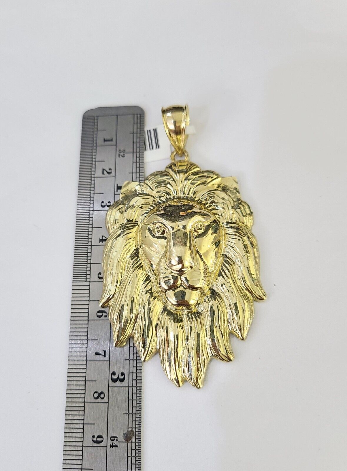 Real 10k Solid Rope Chain Lion Charm Set 6mm 20"-30" Inch Necklace Yellow Gold