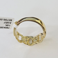 Real 10k Cuban Curb Ring Yellow Gold Women Men Genuine 10Kt