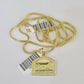 10K Franco Chain Last Supper Pendant Charm Necklace 16"-24" 2mm Gold SET Yellow