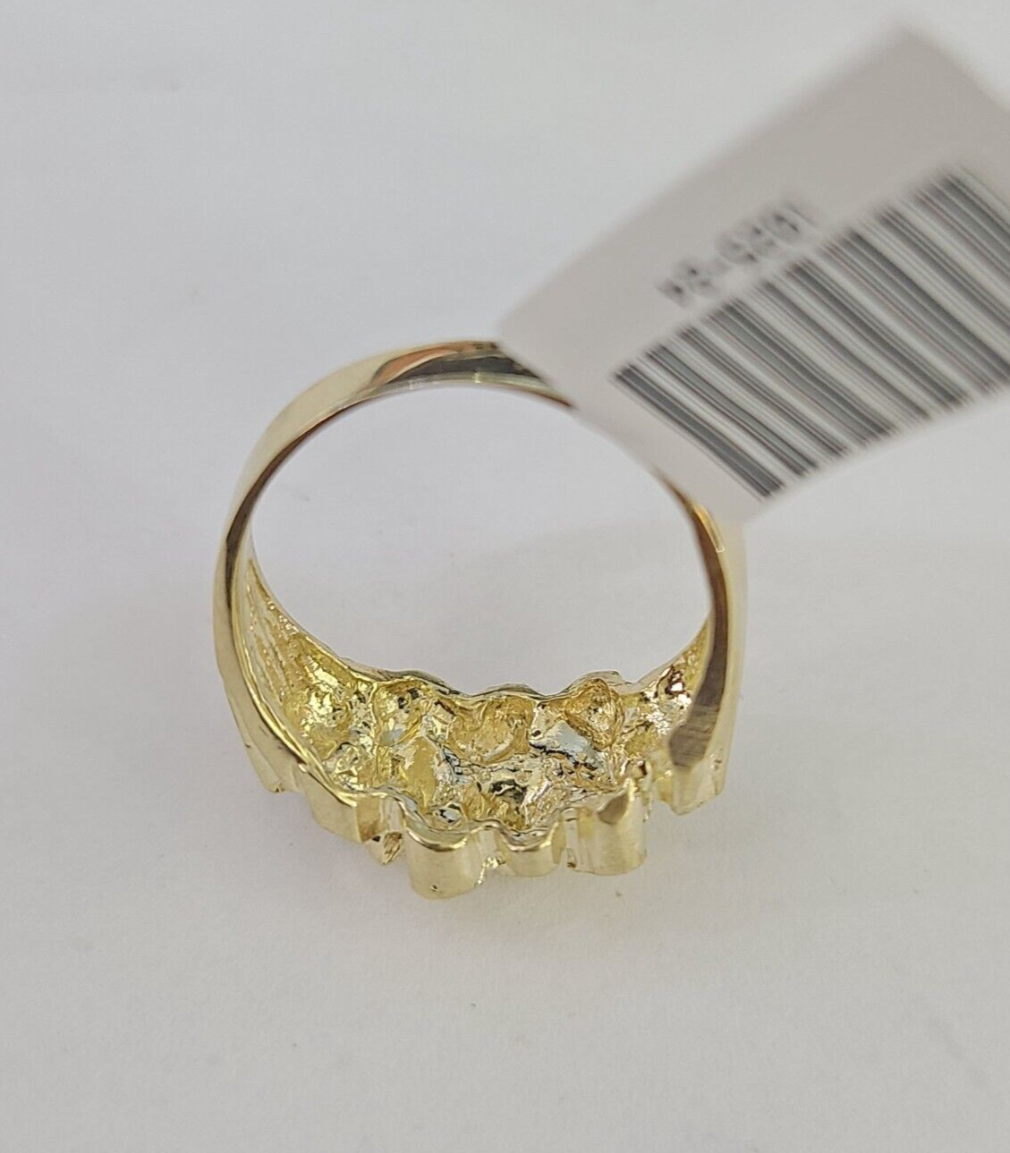 Real 10k Nugget Ring Yellow Gold Casual Ring 10kt Genuine