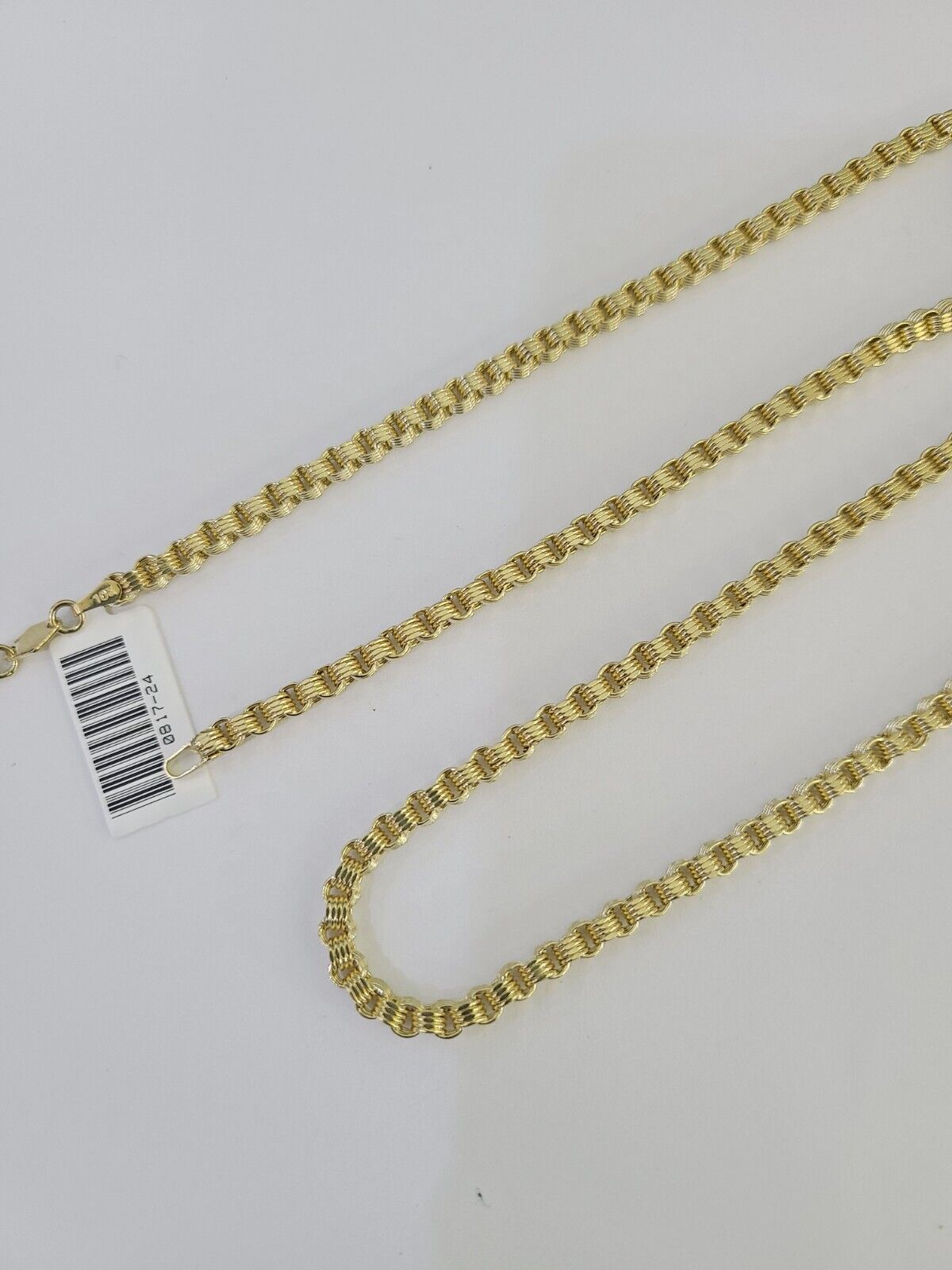 REAL 10k Gold Byzantine Chain Necklace Lobster Clasp 3mm 20" 22" 24" 26" 28" 30"