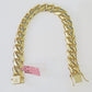 Real 14k Yellow Gold Miami Cuban link Bracelet 13mm 7.5"-9" Inch Solid