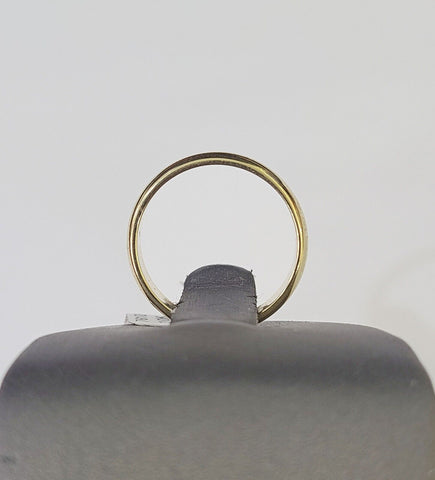 Real 10k Yellow Gold Ring Band Wedding Engagement Size 7 Women Ring