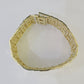 10K REAL Nugget Bracelet Yellow Gold  9"Inch 23mm Men Hand Gold 10kt