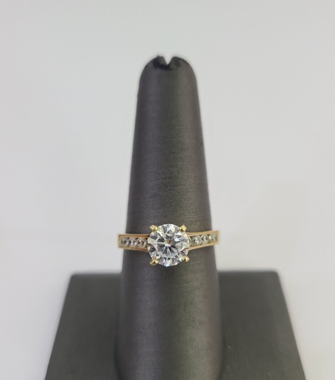 Real 10k Yellow Gold Ring Wedding Engagement Casual 10Kt Genuine