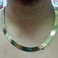 REAL 10k Solid Yellow Gold Herringbone Chain Necklace 10mm 18" inch END