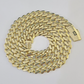 Real 10K Royal Monaco Chain Box Clasp 9mm Gold Necklace 10Kt 24" Genuine