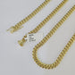 10K Miami Cuban Link Chain Yellow Gold Real 6mm 26 inch Necklace