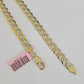 14k Gold Solid Cuban Curb Link Chain Necklace REAL 8mm 20-30 Inches Diamond Cuts