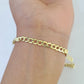 REAL 10K Gold ID Bracelet Kids Baby  Cuban Curb Link Unisex