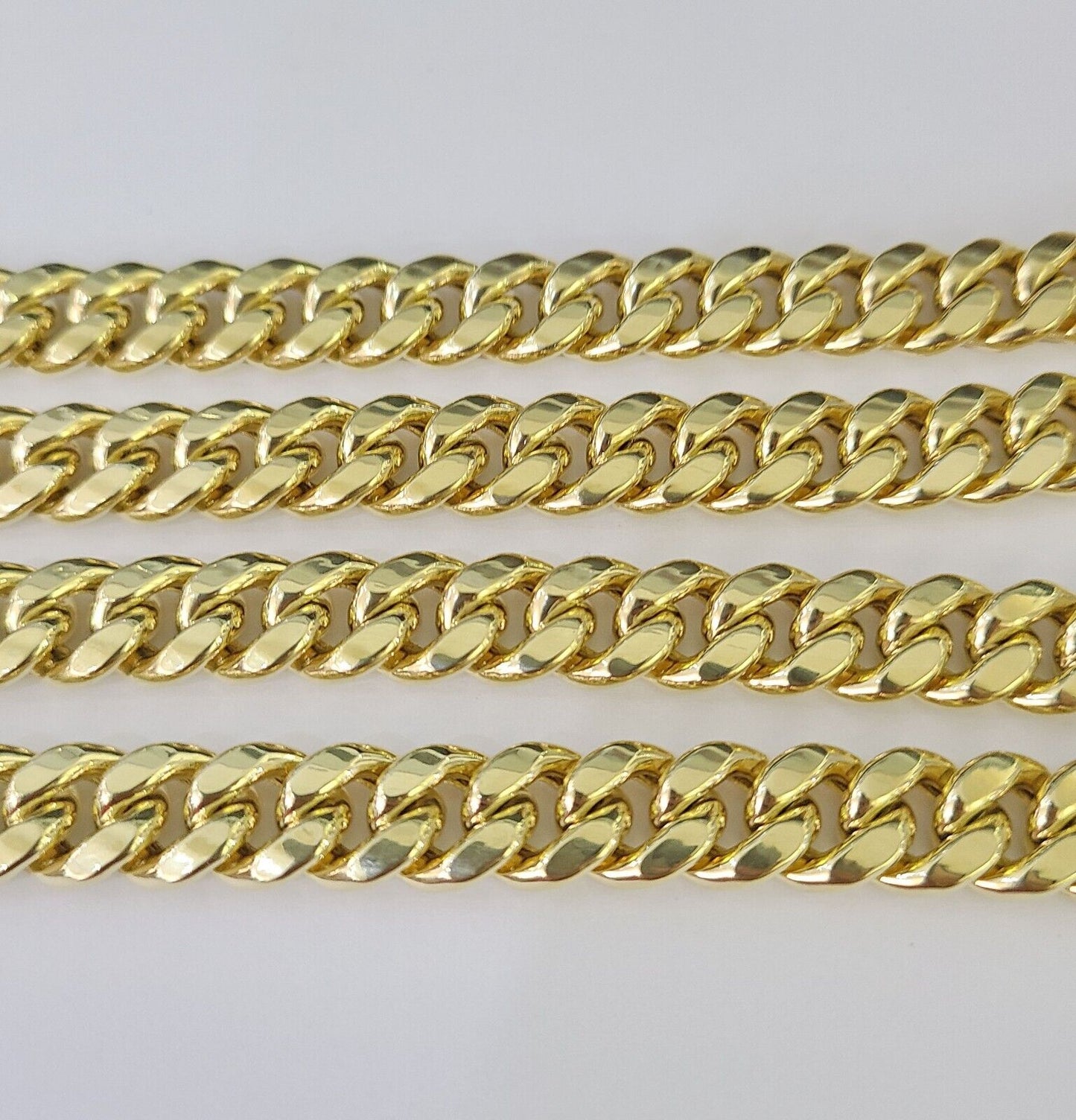 10k Real Miami Cuban Royal Link Chain 26 inch 9mm Genuine Yellow Genuine