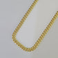 10k Miami Cuban Link Chain Yellow Gold 5mm Necklace 18-28 Inches Real