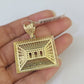 10K Franco Chain Last supper Pendant Charm Necklace 20"-26" 2.5mm Yellow Gold