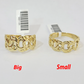 10k Cuban Link Ring Yellow Gold Women Men Real Genuine