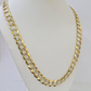 14k Gold chain Solid Necklace Cuban Curb Link REAL 8mm 20- 30 Inch Mens DISCOUNT