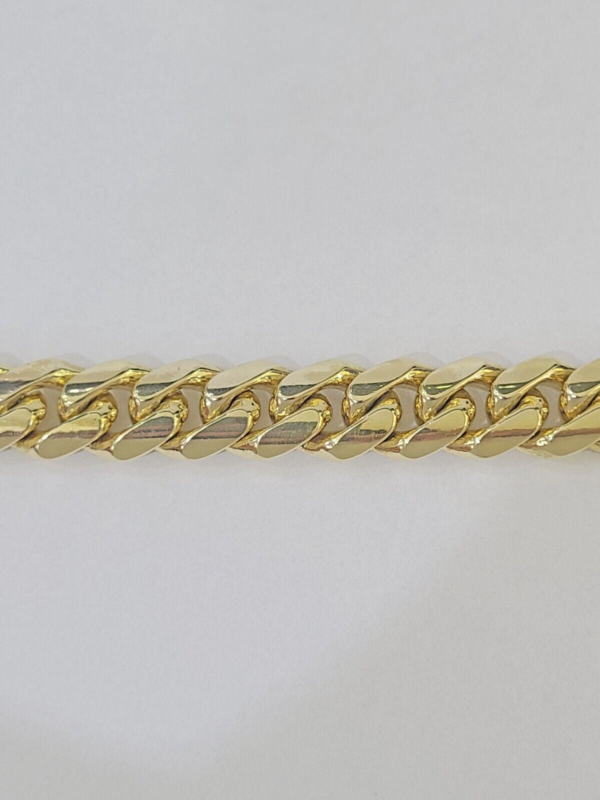 Real 14k Yellow Gold Miami Cuban link Bracelet 13mm 7.5"-9" Inch Solid