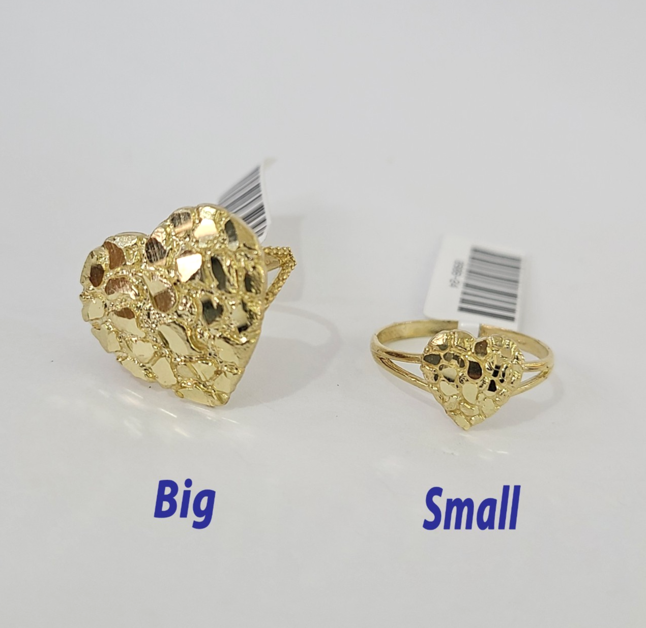 10k Nugget Ring Yellow Gold Women Men Real Genuine