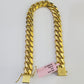 Real 14k Solid Miami Cuban Link Bracelet Gold 10mm 8.5" Box Lock 14kt Yellow