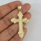 10k Milano Rope Chain Jesus Cross Charm Necklace SET 5mm 18"-28" Pendant