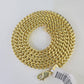 Real 10k Franco Chain Yellow gold 4mm 24inch necklace lobster lock 10kt