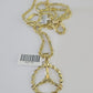 Real 10k Milano Rope Chain Car Logo Charm Necklace SET 3mm 18" 20" 22" 24"