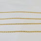 18k Real Solid Rope Chain Yellow Gold 2mm 22" Inch Genuine 18k Necklace