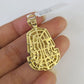 10k Solid Rope Chain Pharaoh Charm Diamond Set 4mm 20"-28" Necklace Gold Yellow