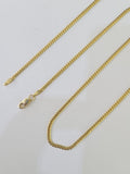 18k Real Solid Miami Cuban Chain Yellow Gold 2mm 18"-24" Inch Genuine Necklace