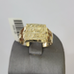10k Nugget Ring Yellow Gold Women Men Real Genuine 10Kt