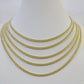 14k Gold 5mm Miami Cuban Link Chain Yellow Gold Necklace 18"-30" Inches Real