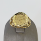 10k 50 Pesos Coin Centenario Ring Yellow Gold Men Real Genuine