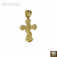 10k Gold Men Cross Charm Pendant Miami Cuban Rope Chain 20 22 24 26 Inch