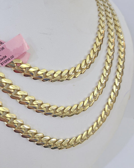 Real 14k Royal Monaco Link Chain 9mm 20-26 inches Yellow Gold Genuine