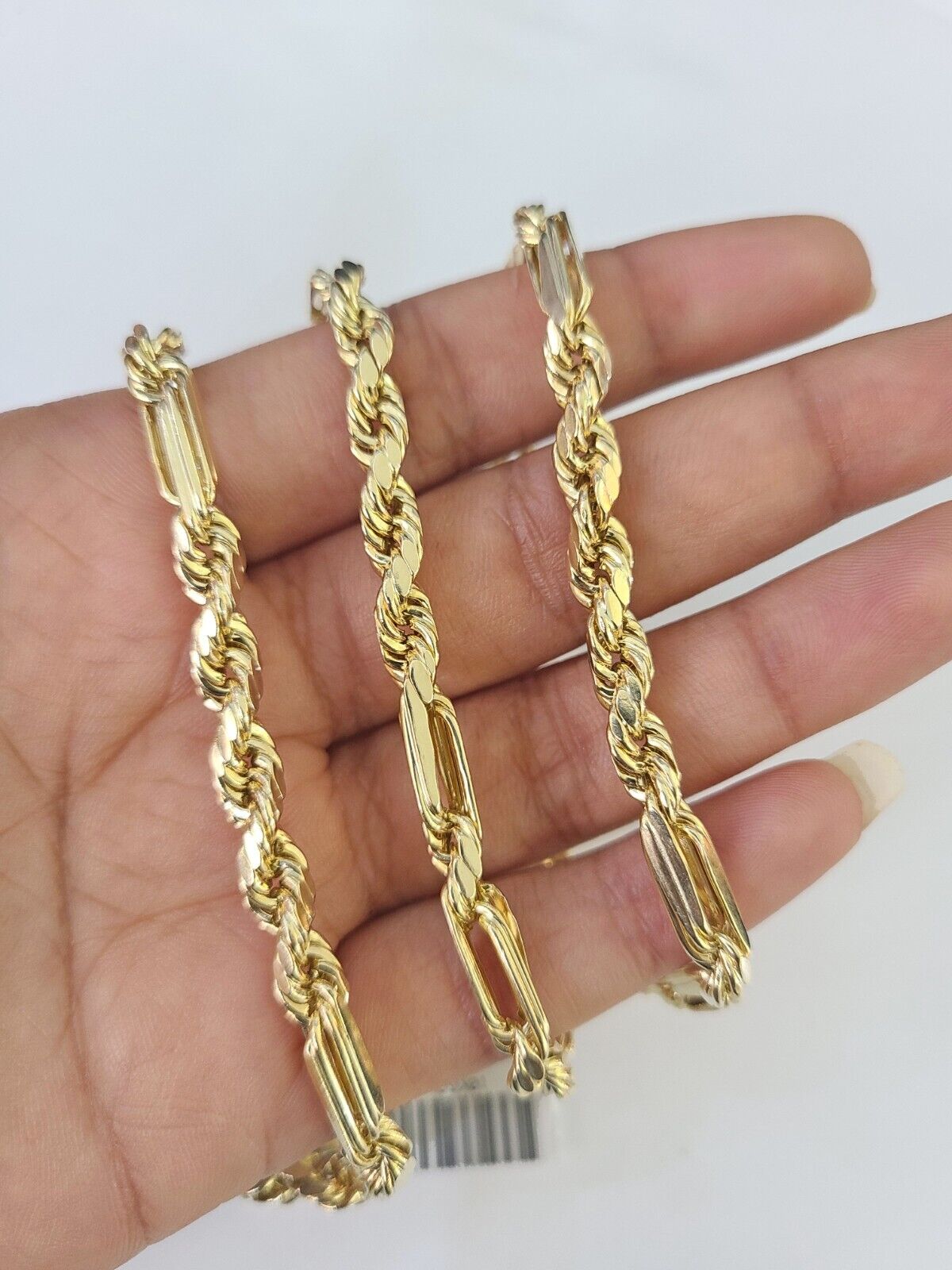 Real 10k Milano Rope Chain Necklace Yellow Gold 5mm 22" with no days off charm