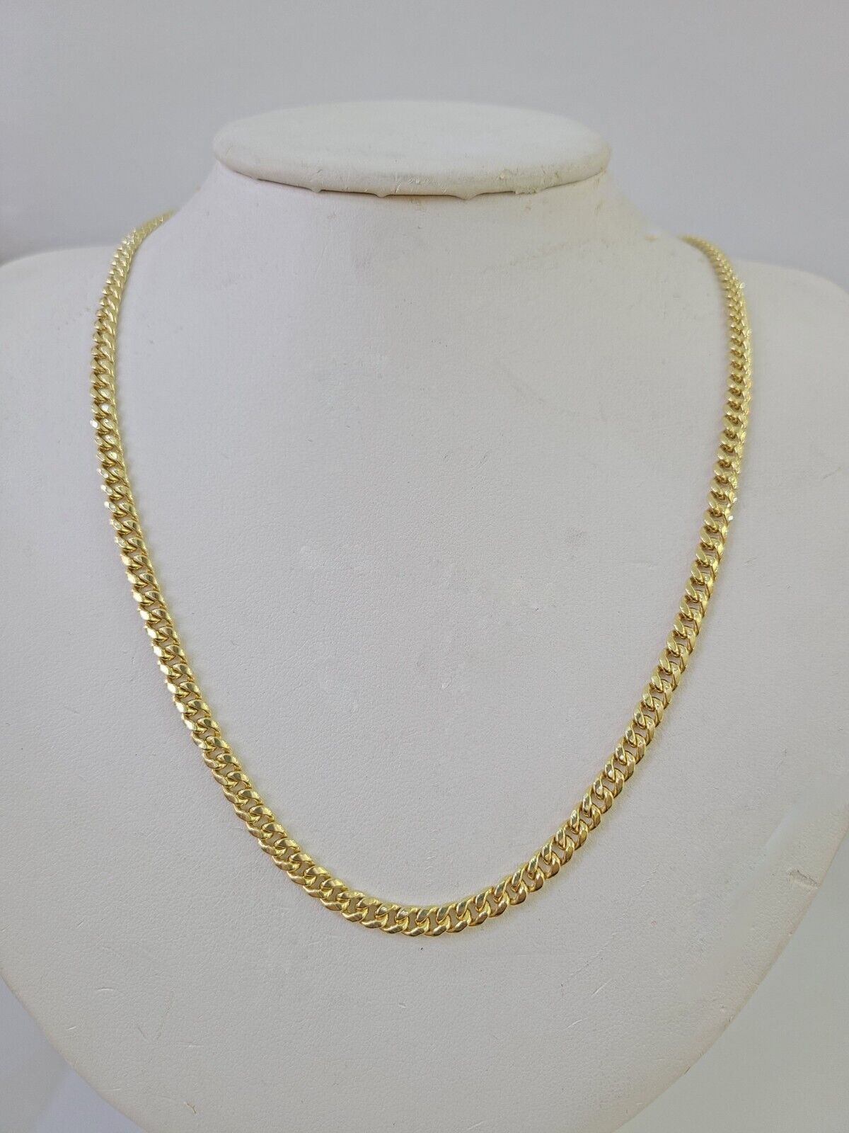 10k Miami Cuban Link Chain Yellow Gold 5mm Necklace 22"