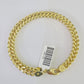 10k Franco Bracelet 6mm 8" Inch Yellow Gold Men Women Link Real 10kt
