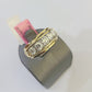 Real 14k Yellow Gold Diamond Ring Lab Created Mens Engagement Wedding Male