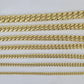 10k Gold Miami Cuban Link Chain Necklace 3mm-10mm 20-30 Inches 10kt Real Yellow