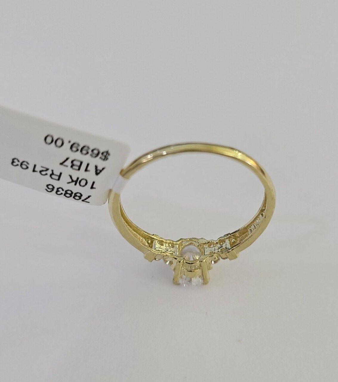 Real 10k Yellow Gold Ring Wedding Engagement Casual 10Kt Genuine