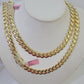 Real 14k Royal Monaco Link Chain 11mm 20-26 inches Yellow Gold Genuine