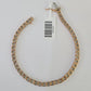 10K Rose Gold Diamond Bracelet Women Ladies 7" REAL Genuine Gold